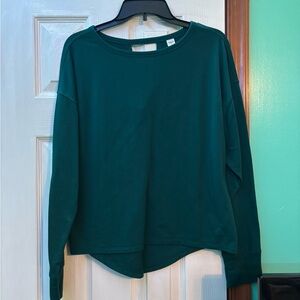 Women's Teal Long Sleeve Top